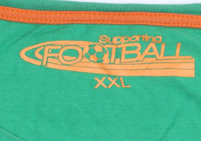 Cedarwood State Unisex Green Ireland Football Graphic T-Shirt 2XL