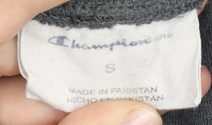 Champion Mens Grey Jogger Sweatpants S Regular Fit Elastic Waist