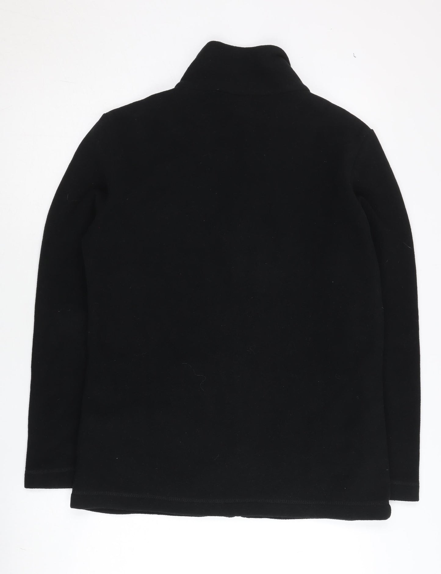 Gelert Women’s Black Size 12 Fleece Jacket Full Zip Casual