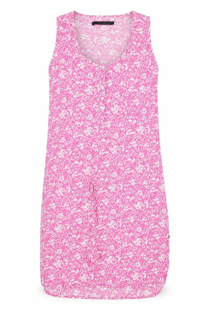 Calvin Klein Jeans Women Pink Floral Tank Dress Size S