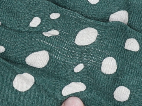 Nobody's Child Women's Green Polka Dot A-Line Midi Dress UK 10