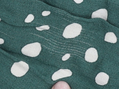 Nobody's Child Women's Green Polka Dot A-Line Midi Dress UK 10