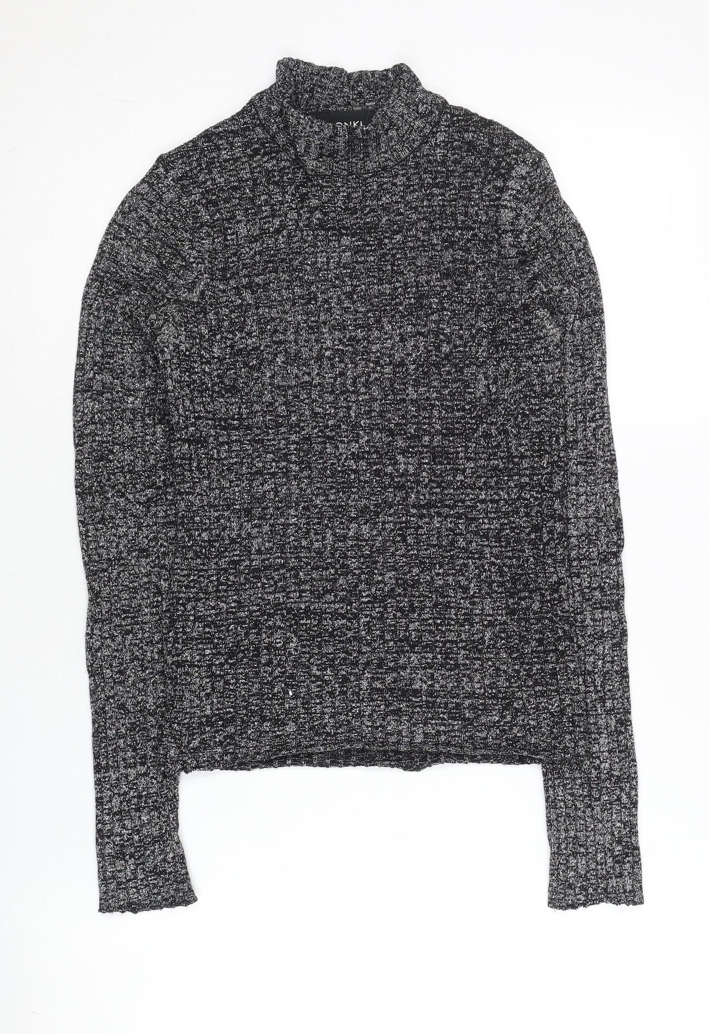Womens UK Size S Monki Grey Pullover Jumper