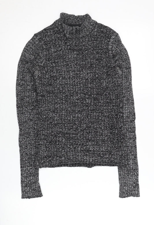 Womens UK Size S Monki Grey Pullover Jumper