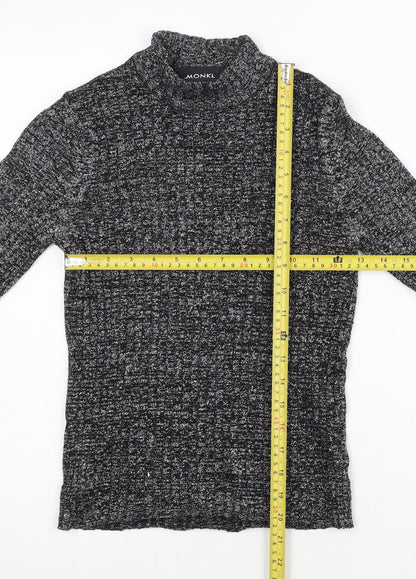 Womens UK Size S Monki Grey Pullover Jumper