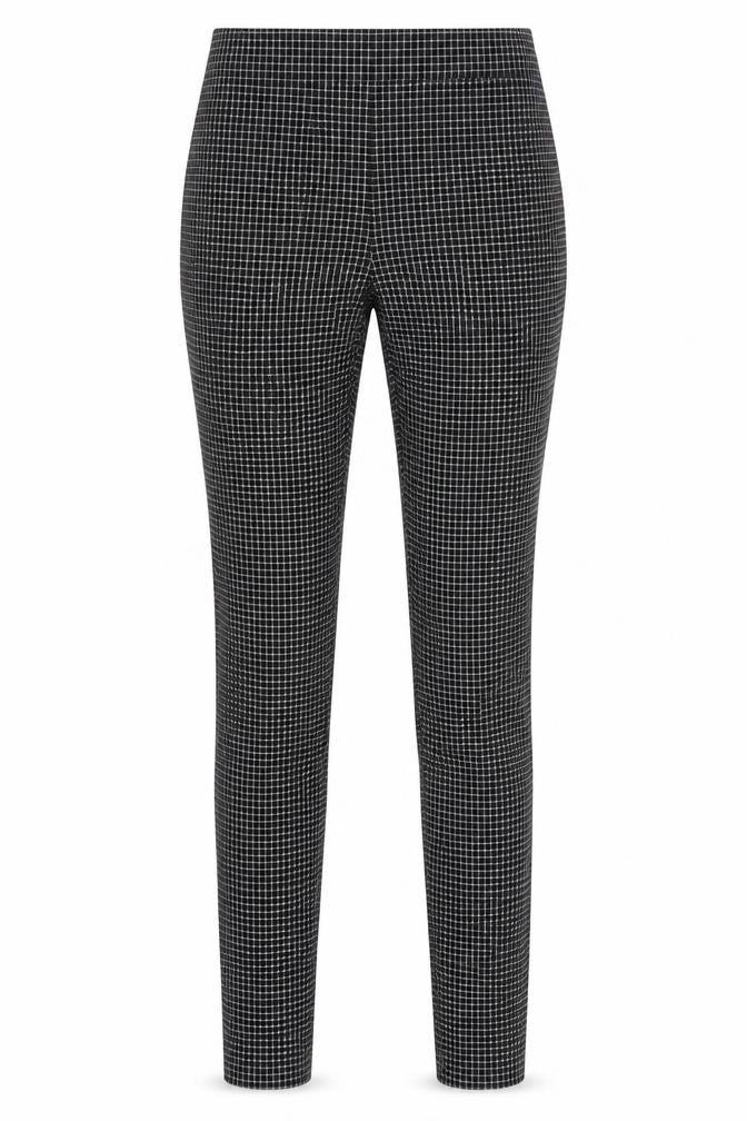Womens UK Size 8 New Look Slim Fit Casual Workwear Business Black Trousers