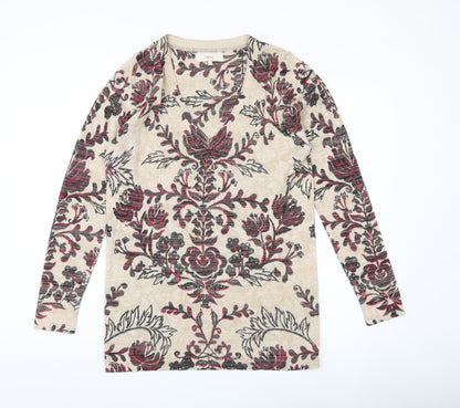 Womens UK Size 12 NEXT Beige Pullover Jumper