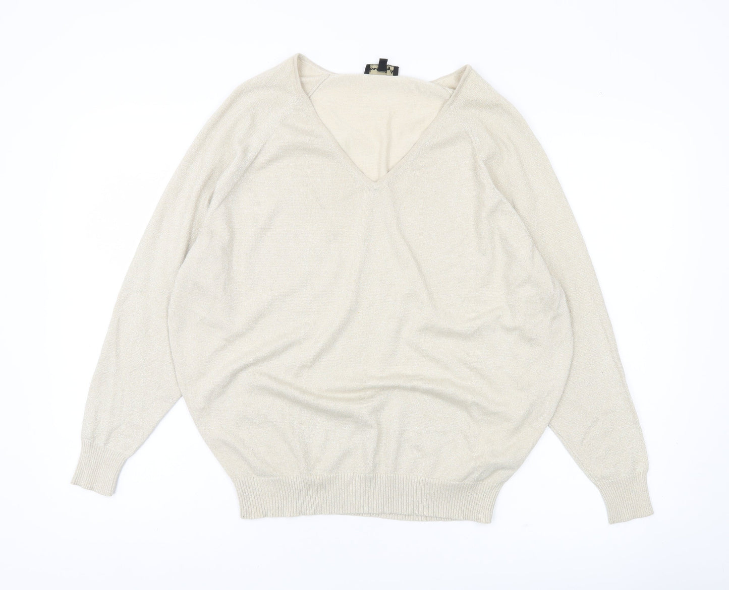 Womens UK Size 6 Phase Eight Beige Pullover Jumper