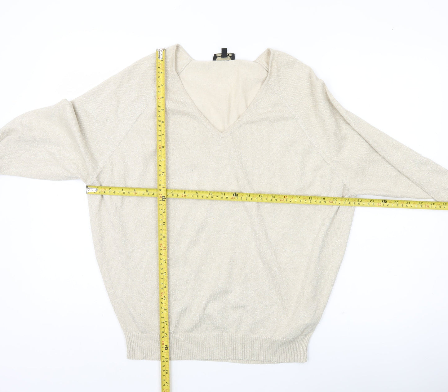 Womens UK Size 6 Phase Eight Beige Pullover Jumper