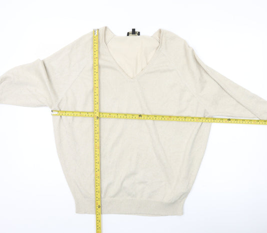Womens UK Size 6 Phase Eight Beige Pullover Jumper