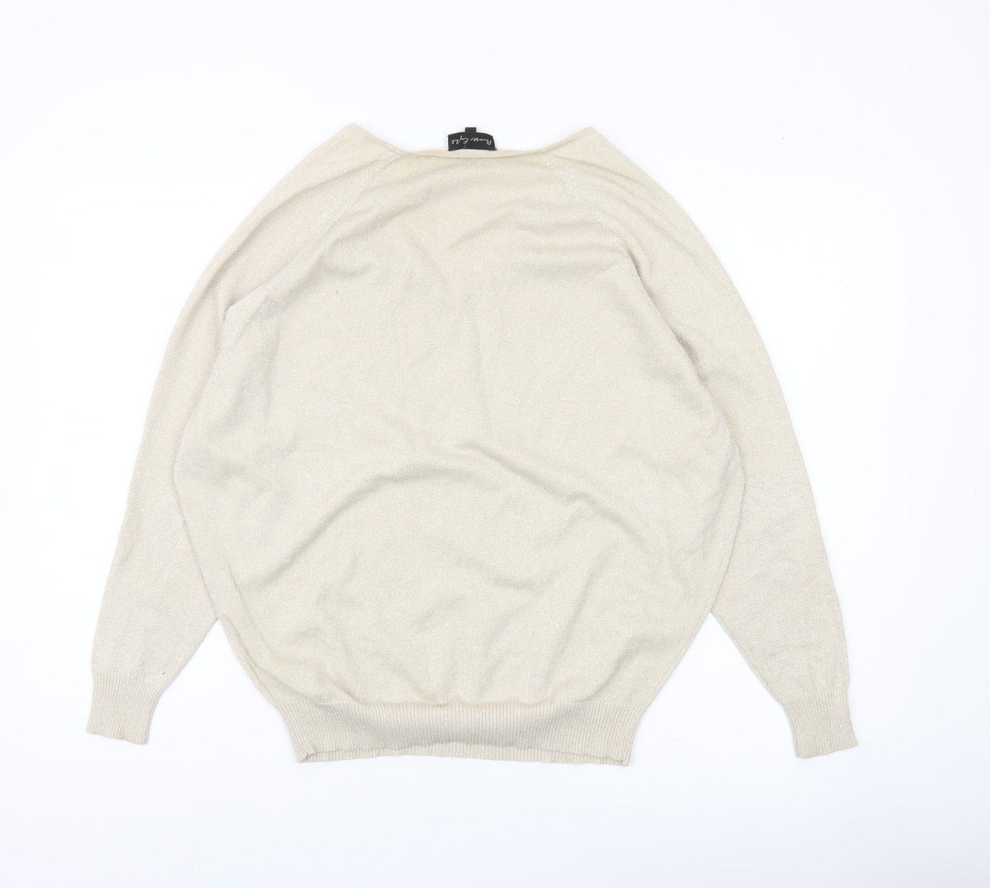 Womens UK Size 6 Phase Eight Beige Pullover Jumper