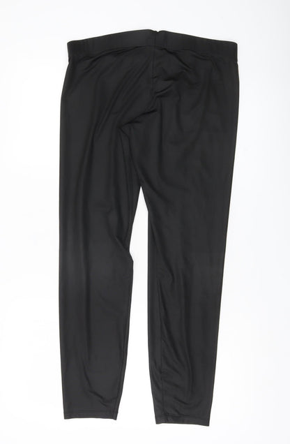 Noisy May Women’s Black Leggings L Elastic Waist Stretch Activewear