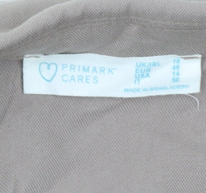 Primark Women’s Beige Blazer Jacket Size 18 Workwear Classic