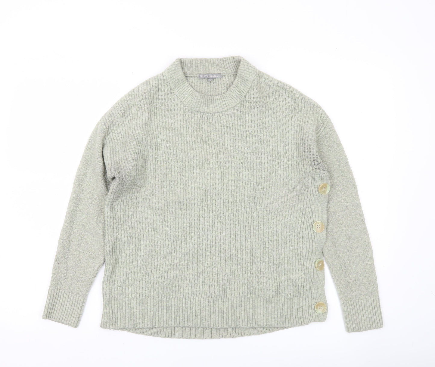 Womens UK Size 10 Oliver Bonas Grey Pullover Jumper