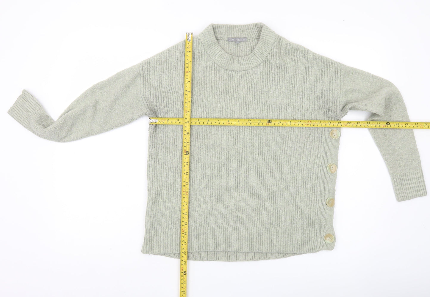 Womens UK Size 10 Oliver Bonas Grey Pullover Jumper