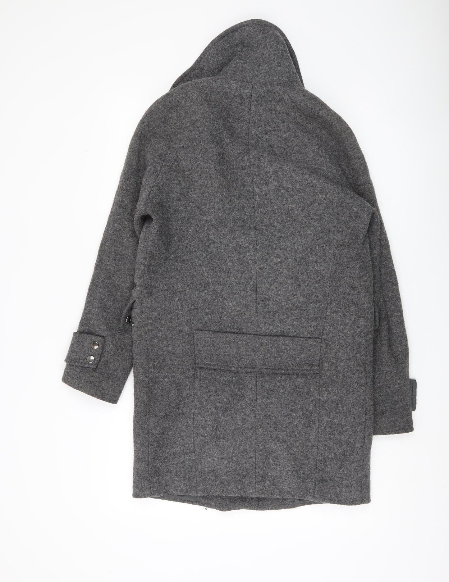 Womens UK Size 6 Warehouse Grey Overcoat