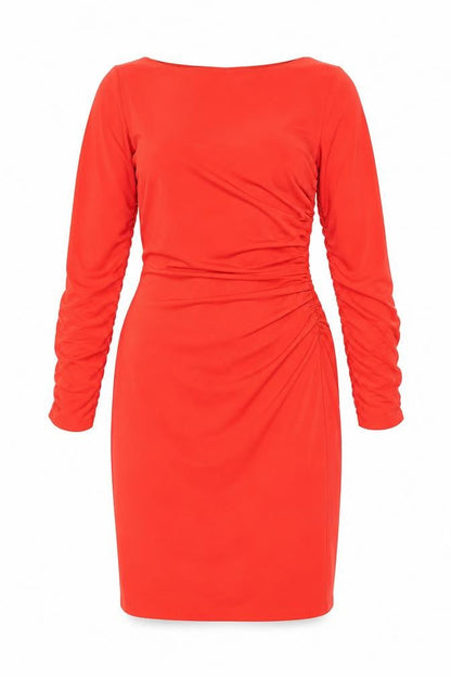 Mascara Women’s Red Sequin Ruched Bodycon Dress Size 10