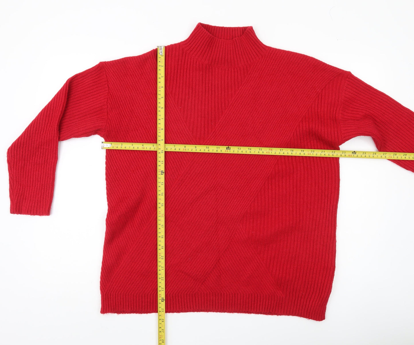 Womens UK Size M Wallis Red Pullover Jumper