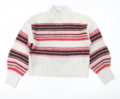 Womens UK Size S Monki Multicoloured Pullover Jumper