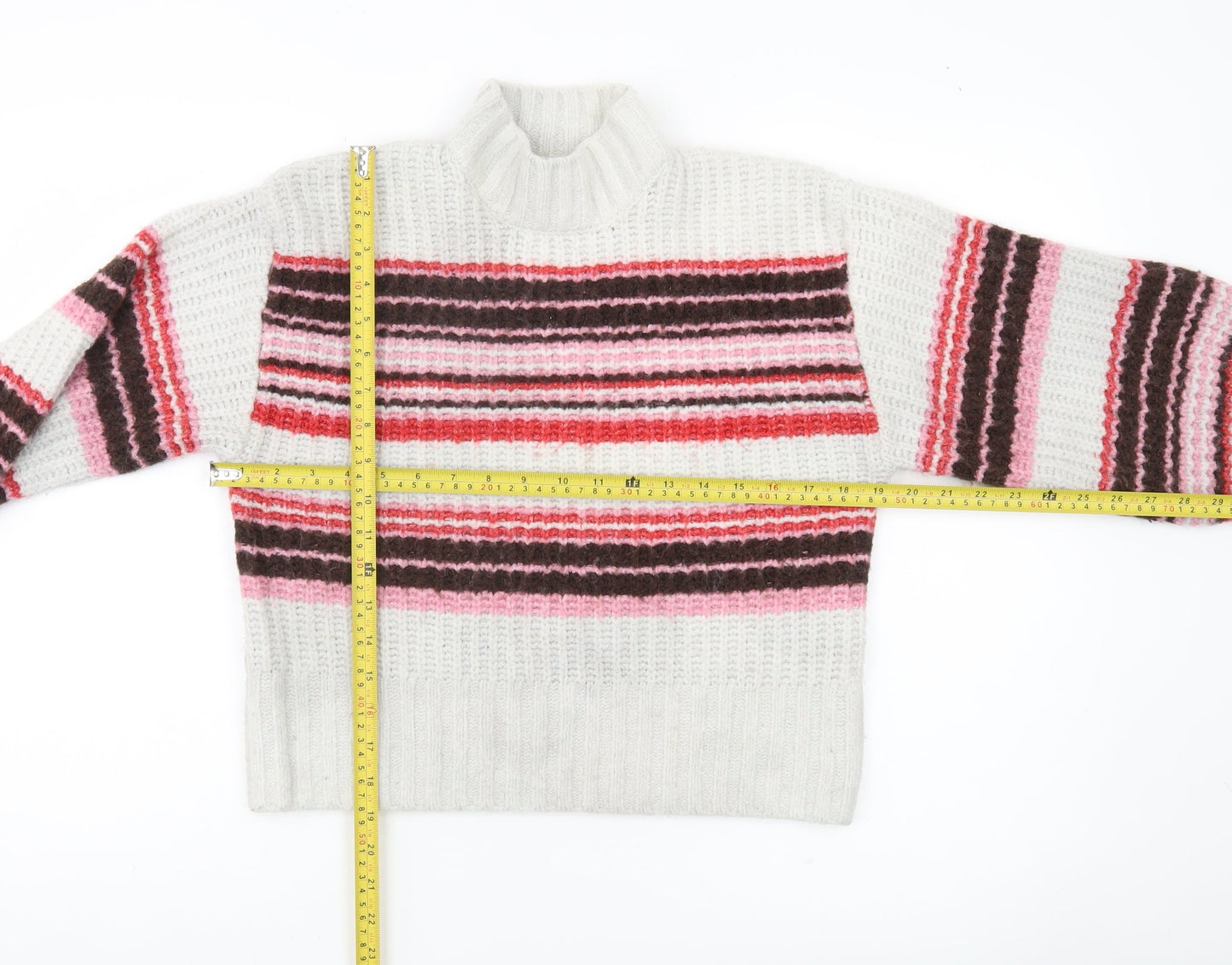 Womens UK Size S Monki Multicoloured Pullover Jumper