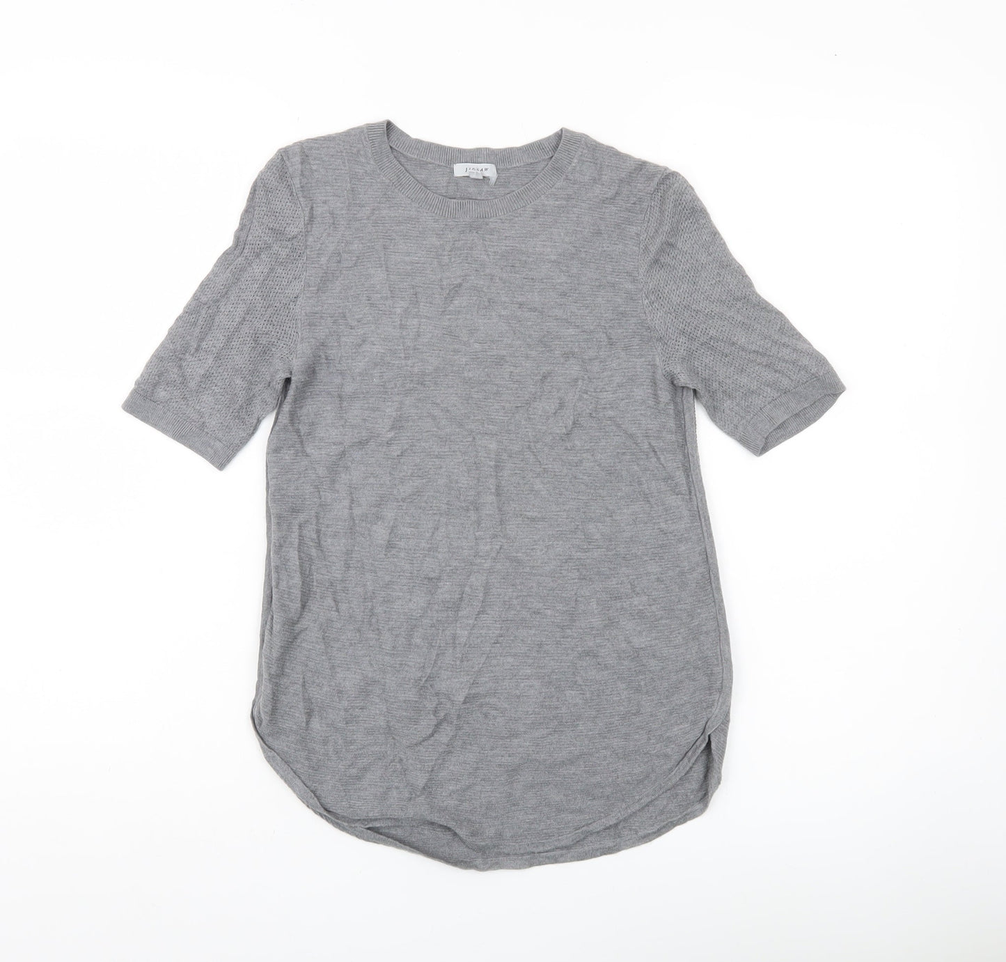 Womens UK Size S Jigsaw Grey Pullover Jumper