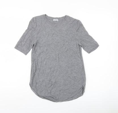 Womens UK Size S Jigsaw Grey Pullover Jumper