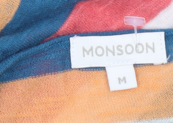 Womens UK Size M Monsoon Multicoloured Tunic Blouse