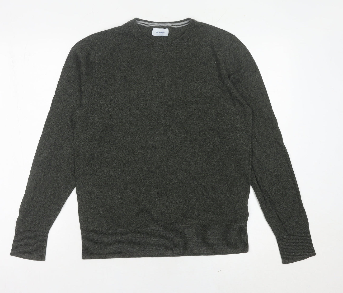 Old Navy Men's Green Small Pullover Jumper Crew Neck Knit