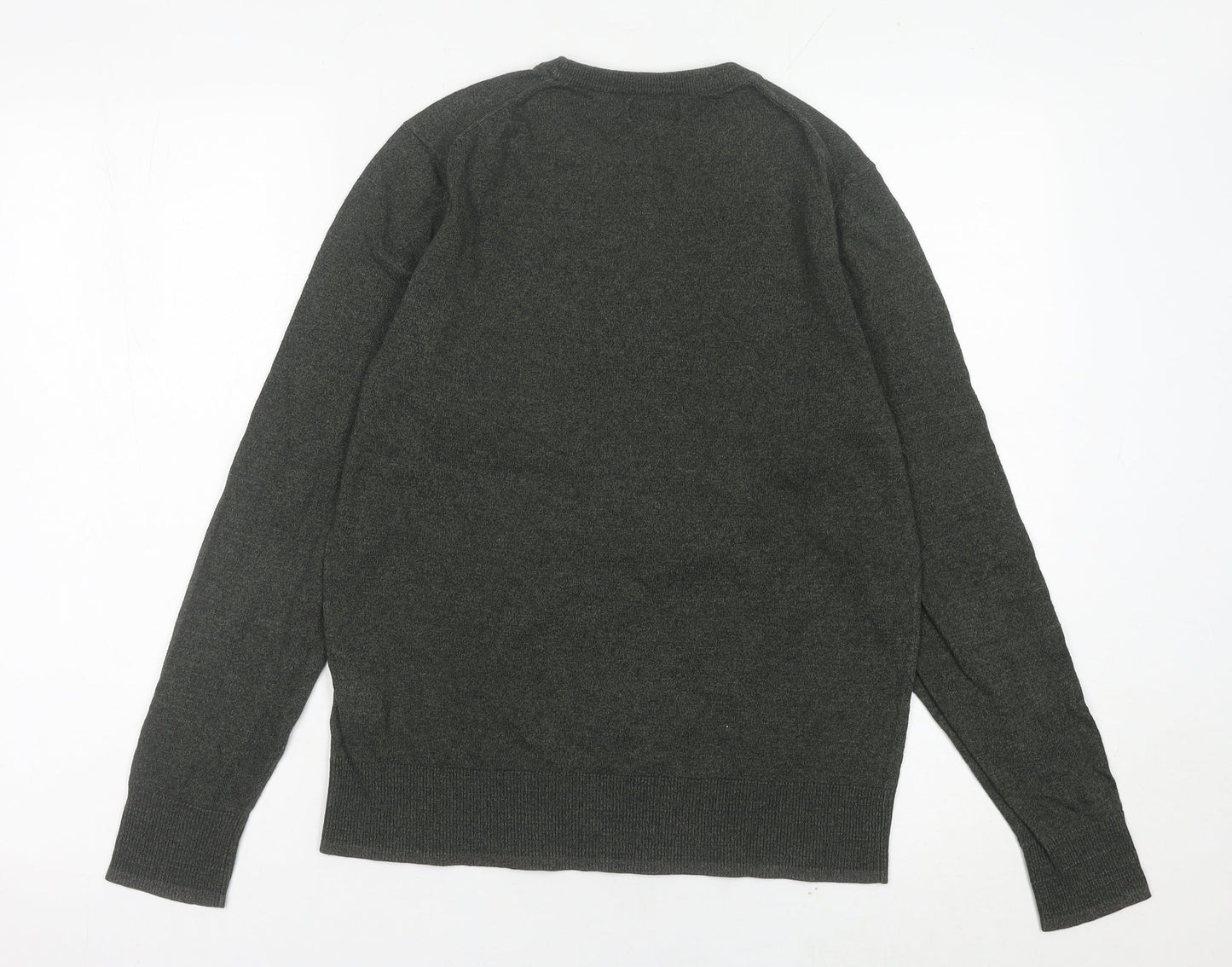 Old Navy Men's Green Small Pullover Jumper Crew Neck Knit