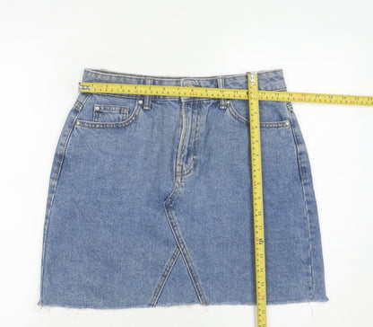 Womens UK Size 12 Denim Co Straight & Pencil Denim Skirt
