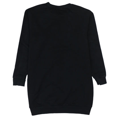 Puma Womens Black Size 10 Pullover Sweatshirt Logo Long Sleeve