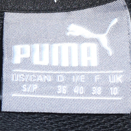 Puma Womens Black Size 10 Pullover Sweatshirt Logo Long Sleeve