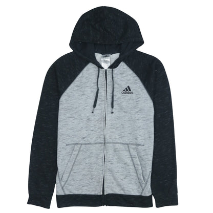 Mens UK Size S adidas Grey Full Zip Hoodie