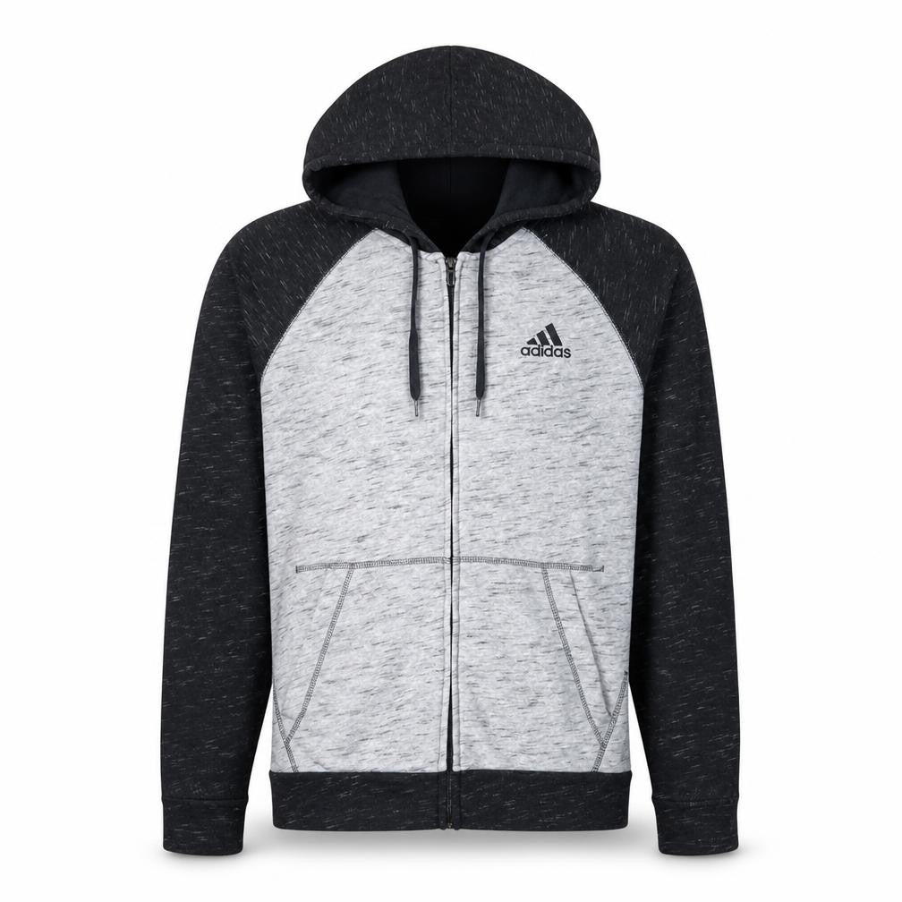 Mens UK Size S adidas Grey Full Zip Hoodie