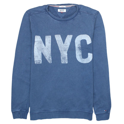 Tommy Hilfiger Men’s Blue NYC Pullover Sweatshirt Size M