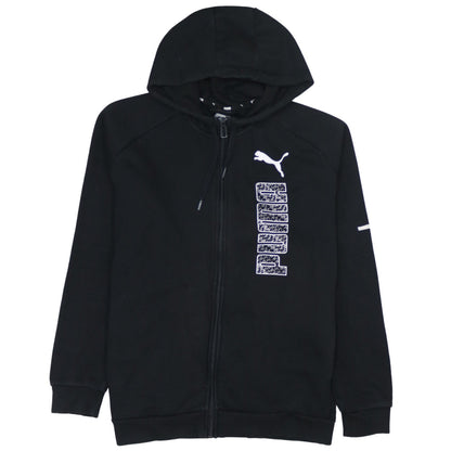 Mens UK Size M PUMA Black Full Zip Hoodie