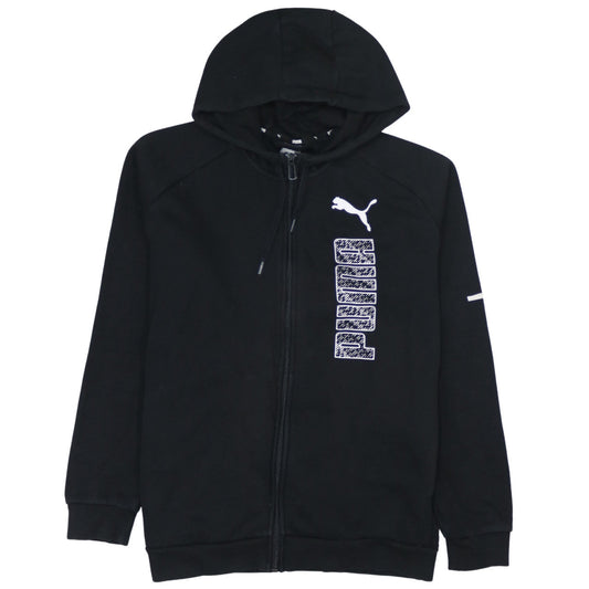 Mens UK Size M PUMA Black Full Zip Hoodie