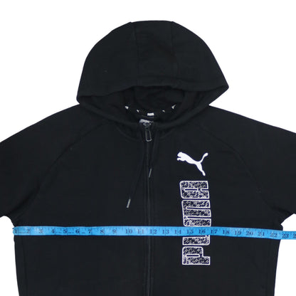 Mens UK Size M PUMA Black Full Zip Hoodie