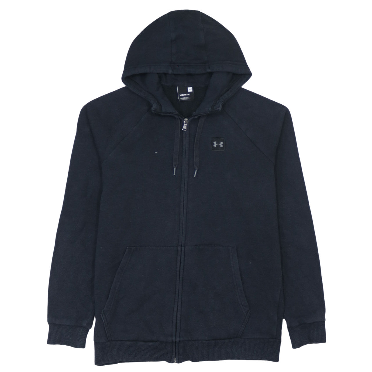 Under Armour Men’s Black Full Zip Hoodie Size M Hooded Sweatshirt