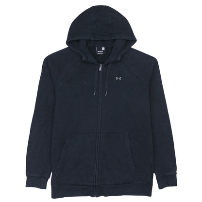 Under Armour Men’s Black Full Zip Hoodie Size M Hooded Sweatshirt
