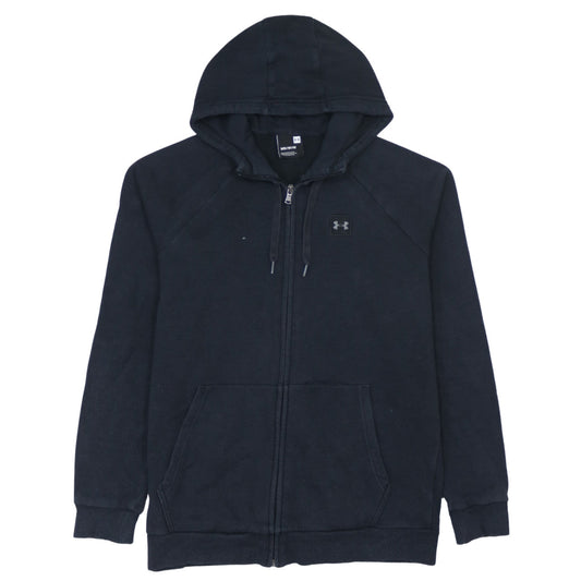 Under Armour Men’s Black Full Zip Hoodie Size M Hooded Sweatshirt