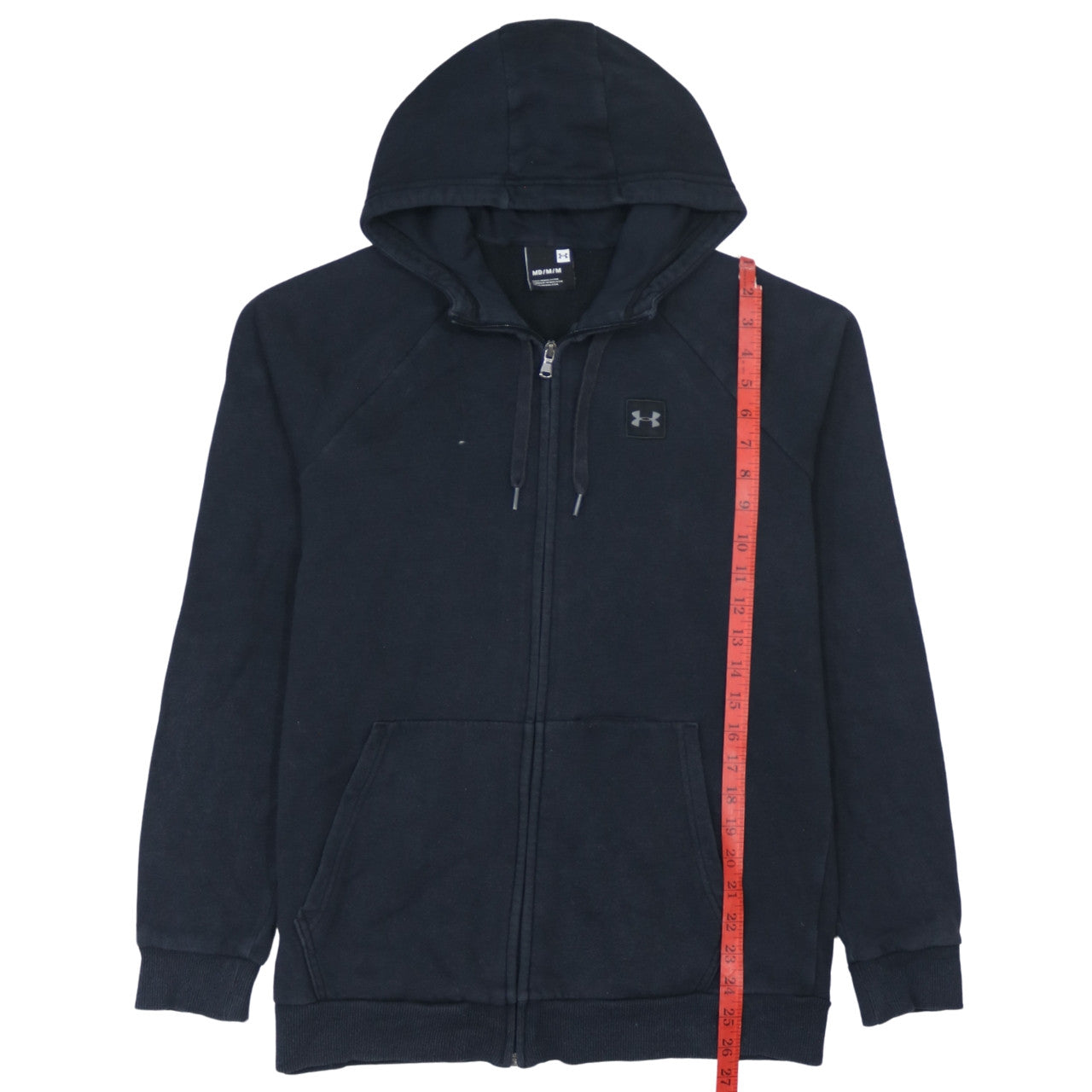 Under Armour Men’s Black Full Zip Hoodie Size M Hooded Sweatshirt