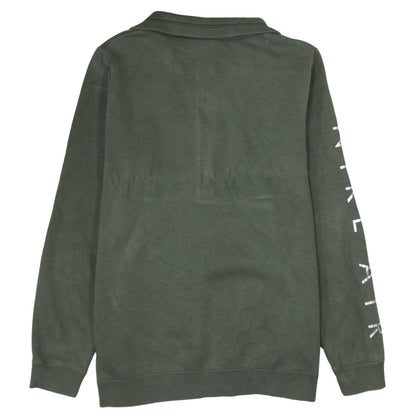 Mens UK Size L Nike Green Pullover Sweatshirt