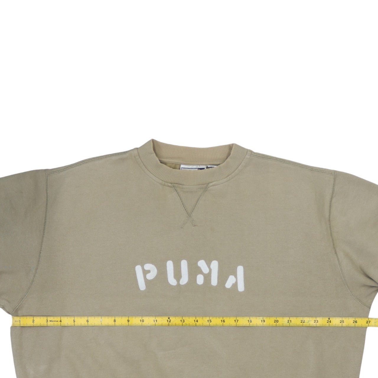 Mens UK Size 2XL PUMA Beige Pullover Sweatshirt