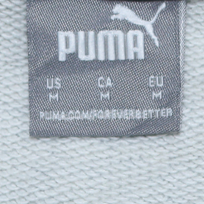 Puma Womens Grey White Black Colourblock Hoodie Size M Pullover