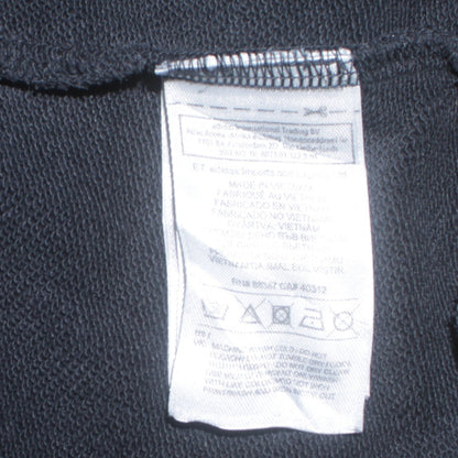 Adidas Womens Black Size 12 Logo Sweatshirt Pullover Cotton