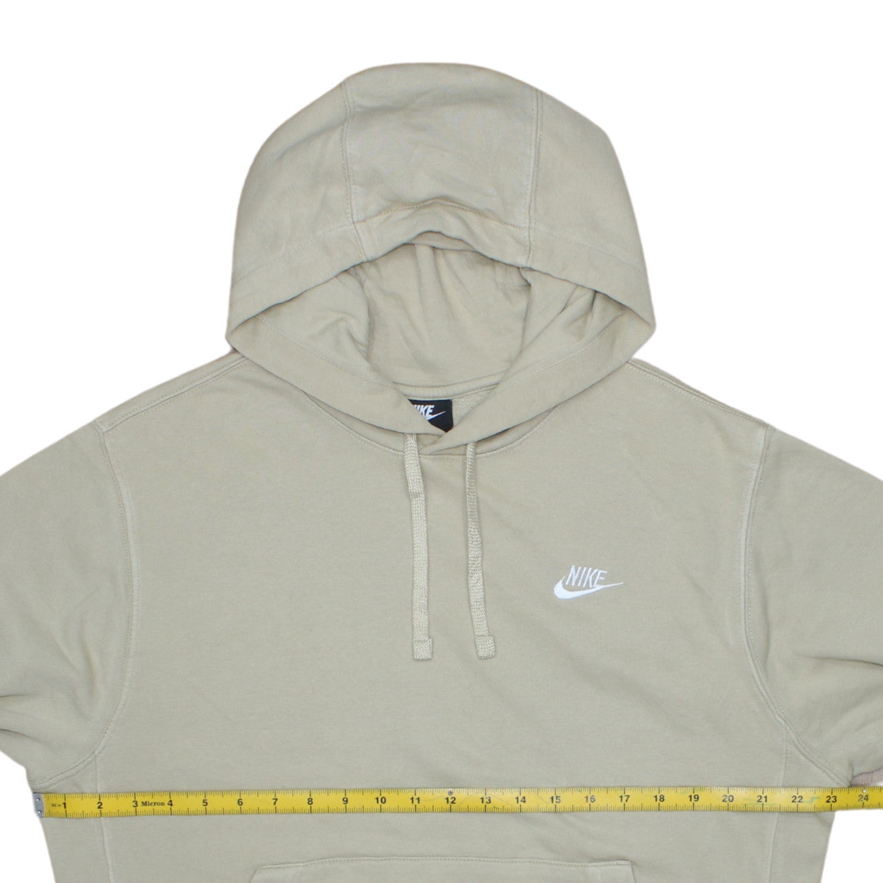 Mens UK Size S Nike Beige Pullover Hoodie