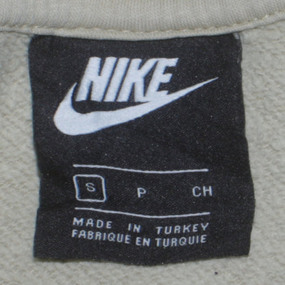 Mens UK Size S Nike Beige Pullover Hoodie