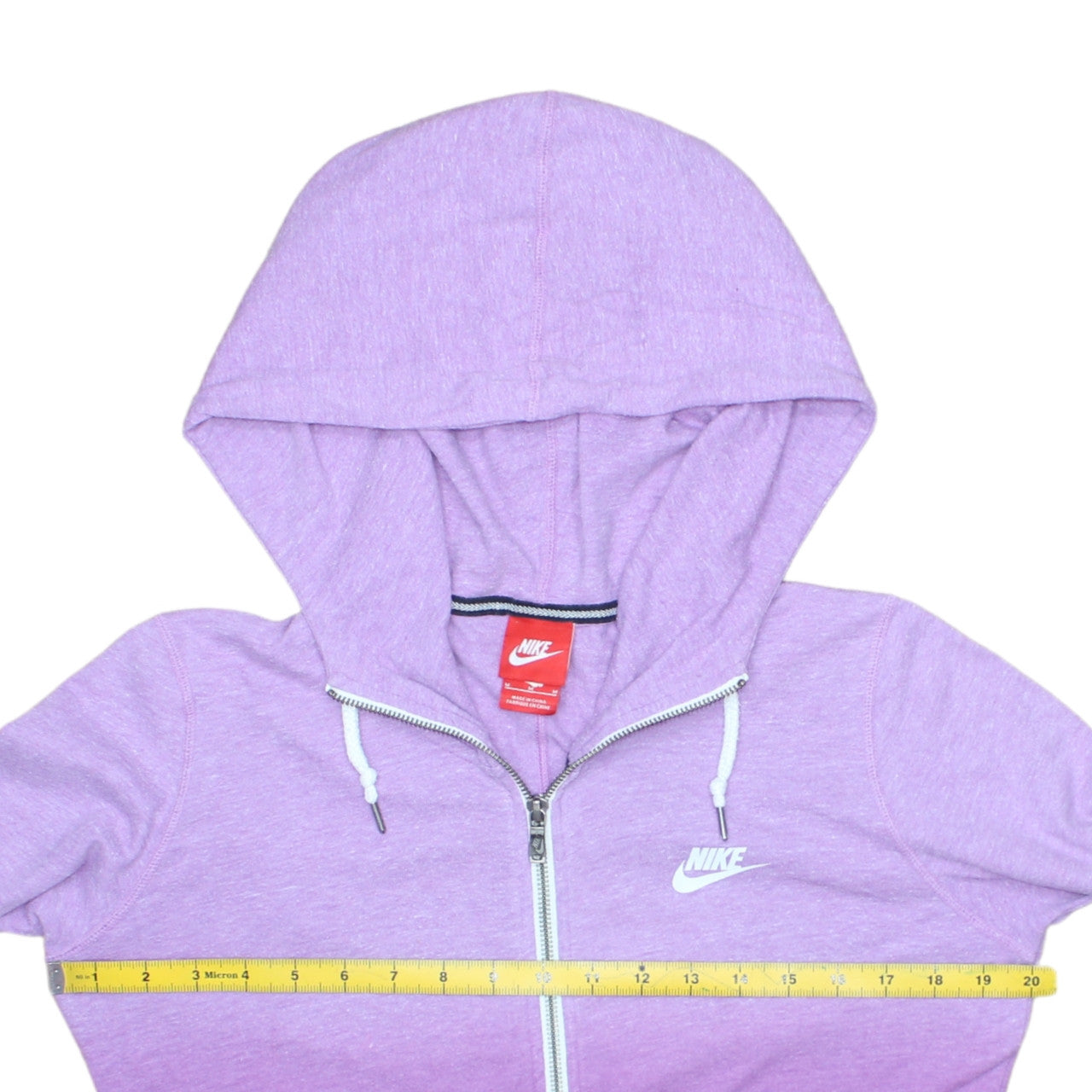 Nike Women’s Purple Ombre Full Zip Hoodie Size M Cotton Blend