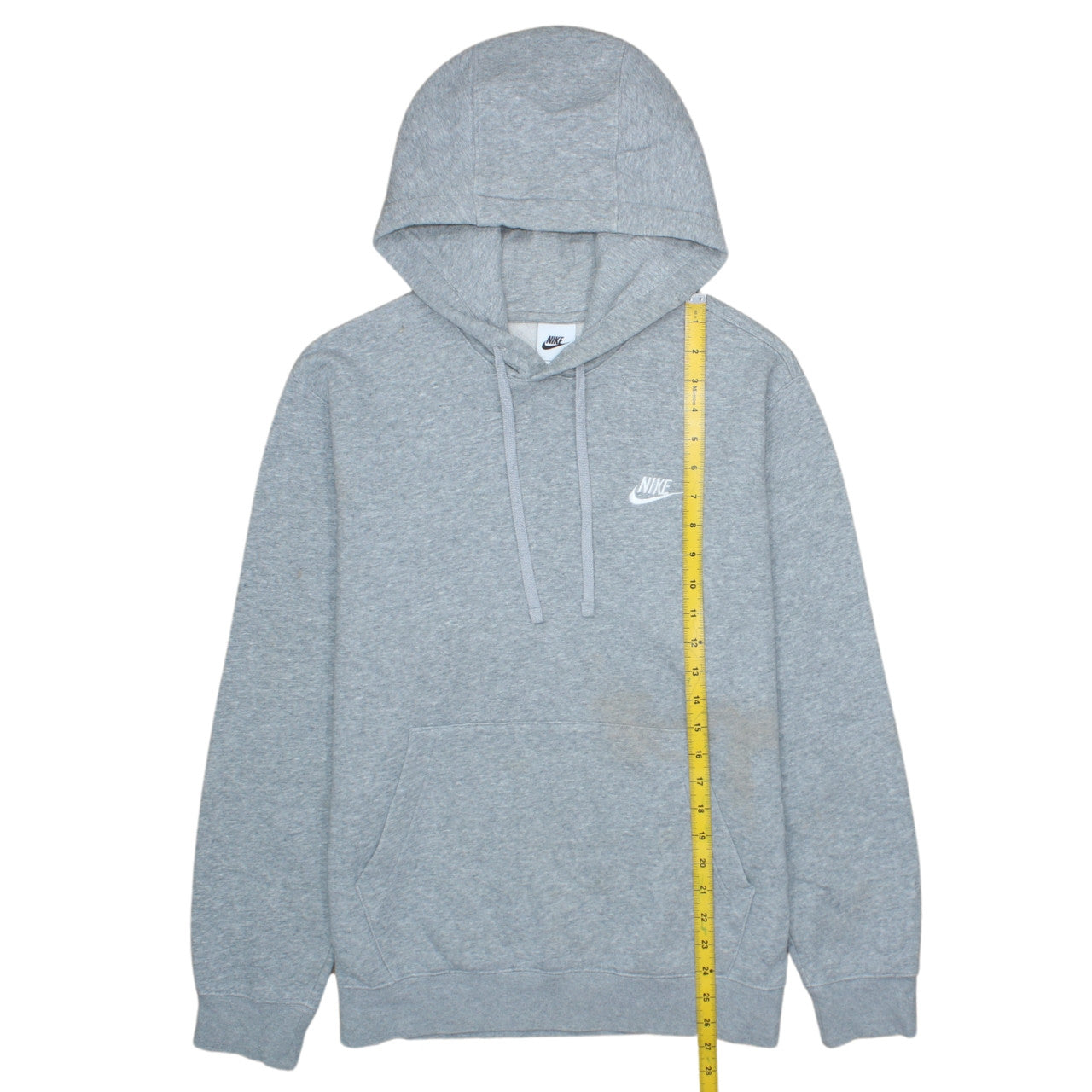 Mens UK Size S Nike Grey Pullover Hoodie